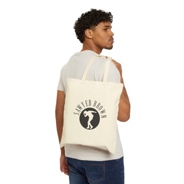 SB Old School Logo | Cotton Canvas Tote Bag - Image 3